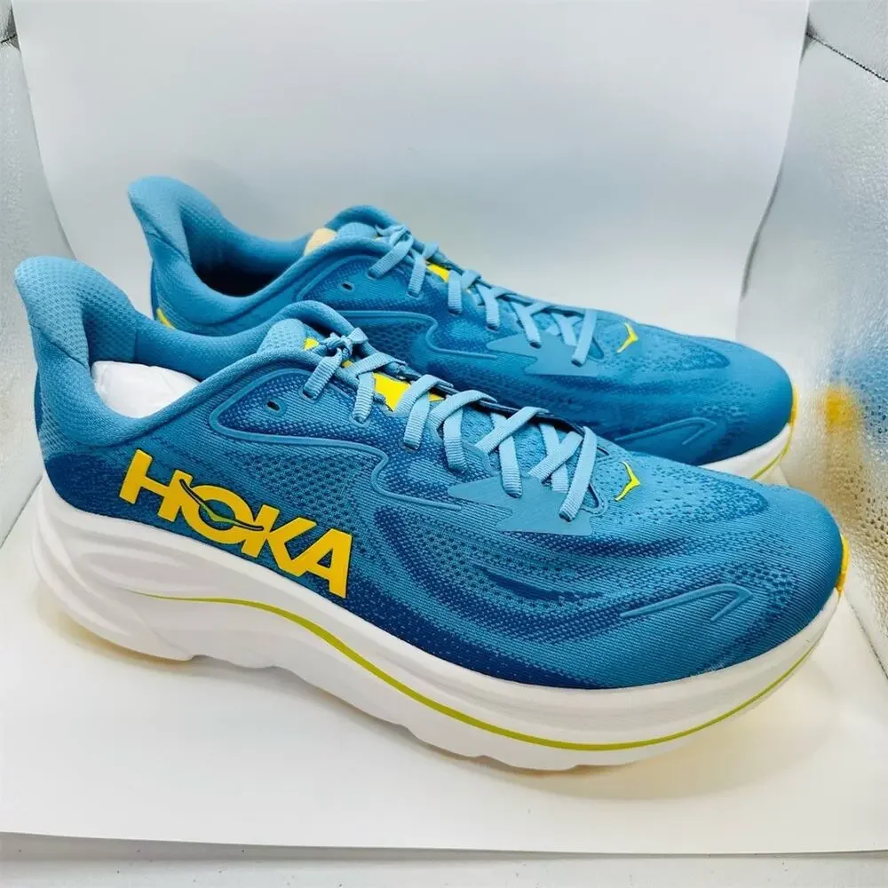 HOKA Clifton 10 Alpine Blue/Foggy Night | Men’s Size 13 2E Wide | New w/ Rep Box